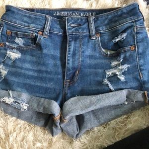 American eagle jean shorts